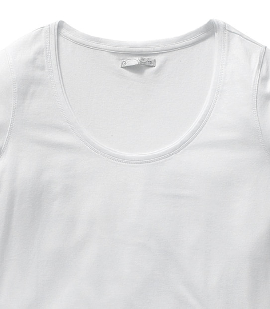 Women's Basic Stretch Crew Neck Tee
