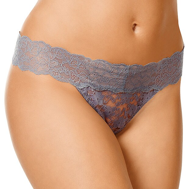 Lace G-string - Quicksilver Lace G-string - Quicksilver