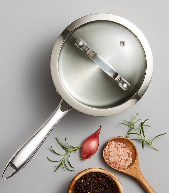 Stainless Steel Tri-Ply Saucepan - 16cm