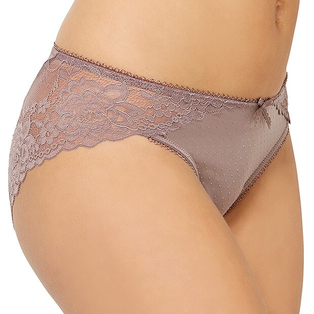 Rosa Lace Bikini Briefs - Cocoa Rosa Lace Bikini Briefs - Cocoa