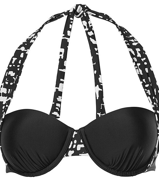 City Safari Sling Halter Bikini Top