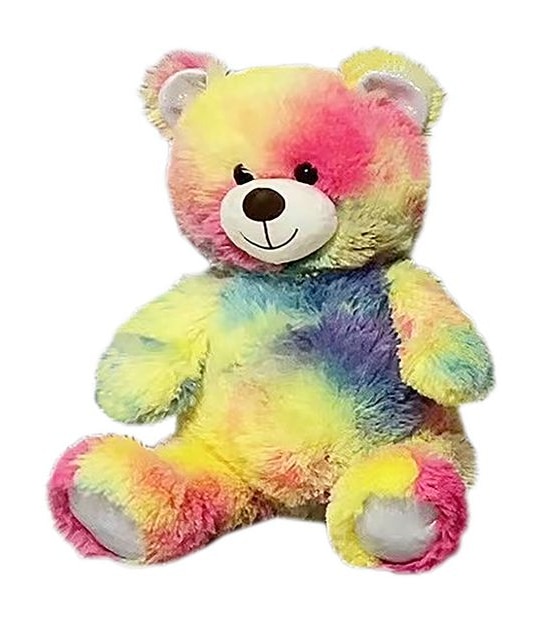 Hugfun Large Rainbow Bear Plush 45cm