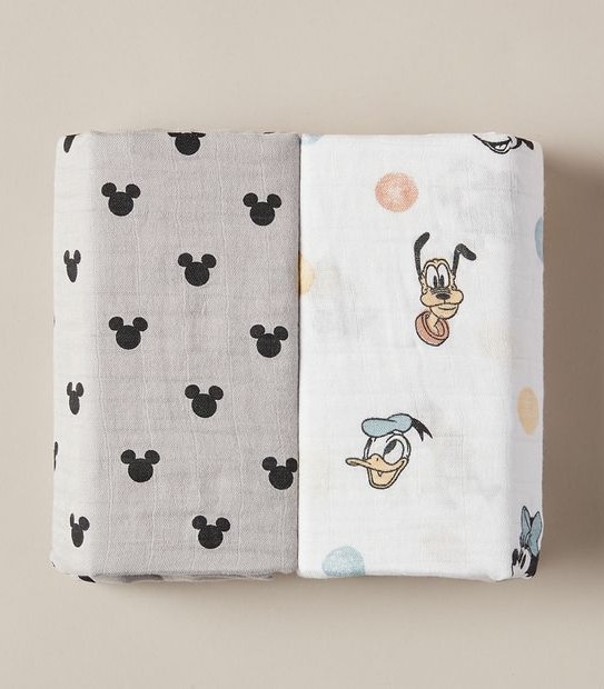 Disney Mickey Mouse Grid Kitchen Towels, 2-Pack