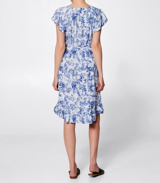 Ruffle Tie Dress