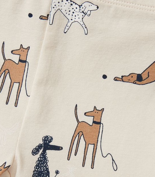 Baby Organic Cotton Print Leggings