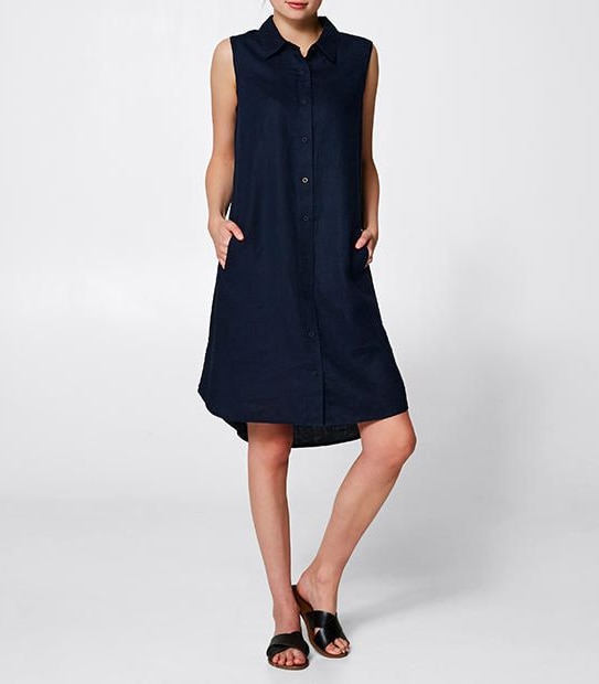 Linen Shirt Dress