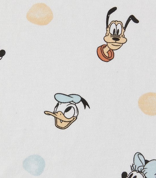 Disney Mickey Mouse Bamboo Fitted Bassinet Sheet