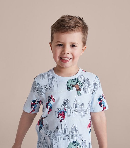 2 Pack Marvel Cotton Pyjama Sets