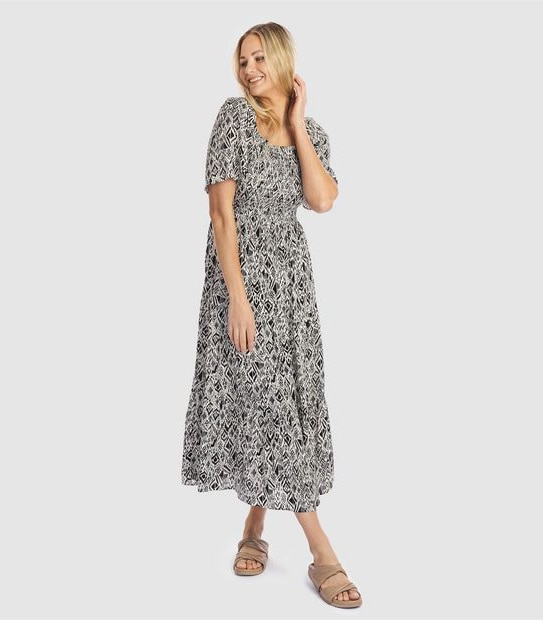 Piping Hot Midi Dress 2 of 6