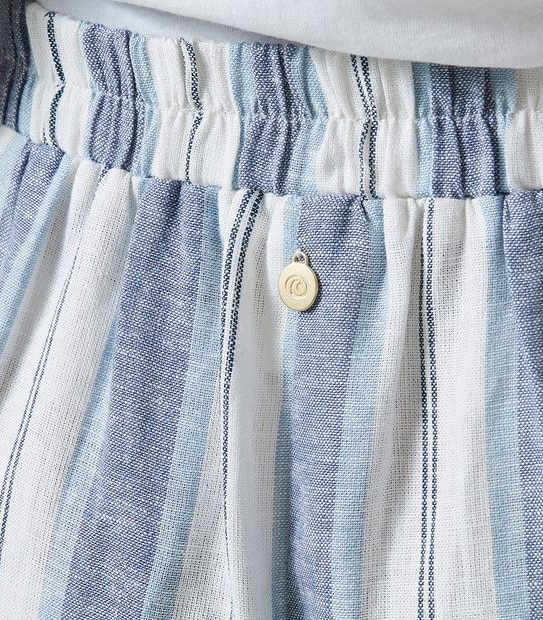 Piping Hot Linen Blended Beach Pants
