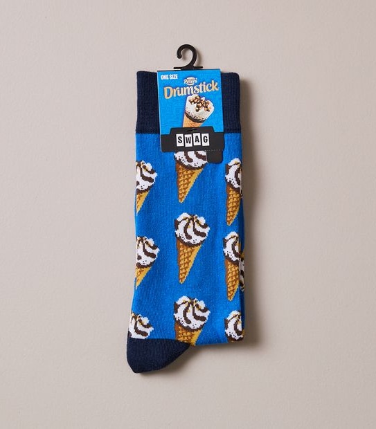 Swag Licensed Crew Socks - Drumstick&reg;