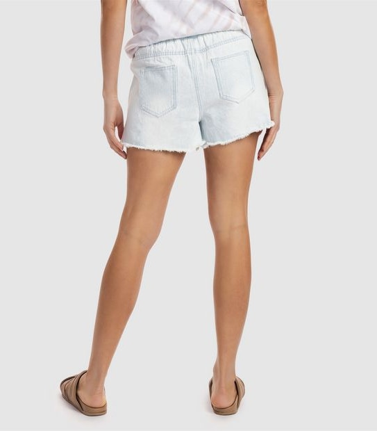 Piping Hot Denim Volley Shorts