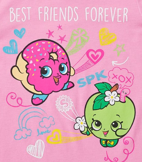 Shopkins Short Sleeve Best Friends T-Shirt