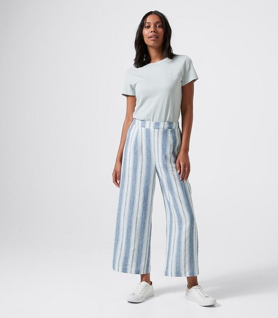 Piping Hot Linen Blended Beach Pants