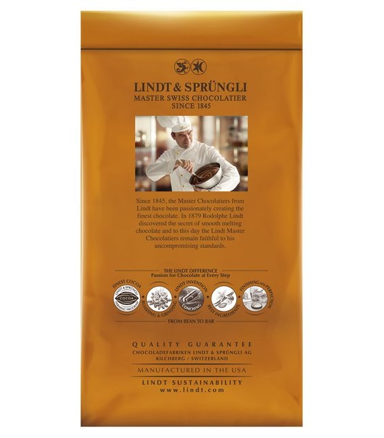 Lindt Caramel Square Milk Chocolate Bag - 124g