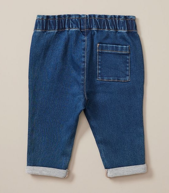 Baby Paperbag Waist Denim Jeans