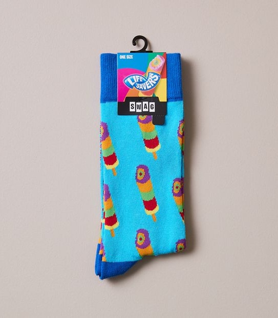 Swag Licensed Crew Socks - Life Savers&reg;