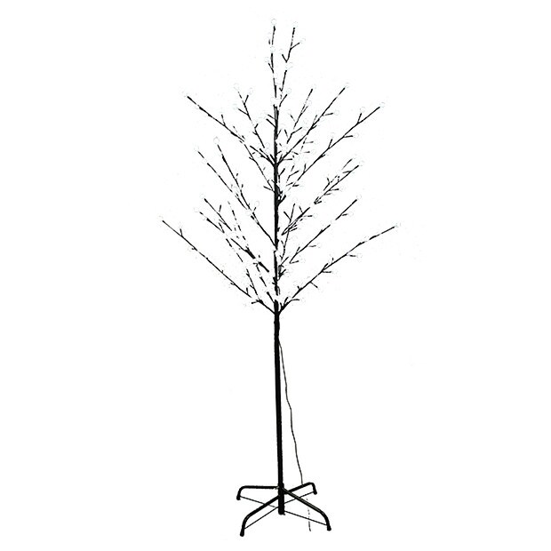 T3 Black Twig Pre Lit Tree 183cm
