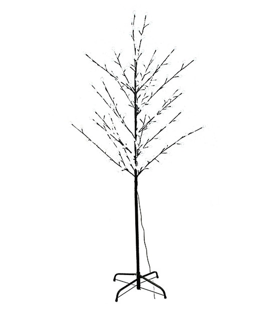 T3 Black Twig Pre-Lit Tree - 183cm