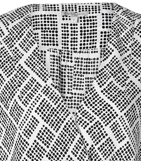 Drape Front Blouse - Tetris 5 of 5