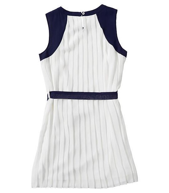 Sleeveless Pleat Party Dress