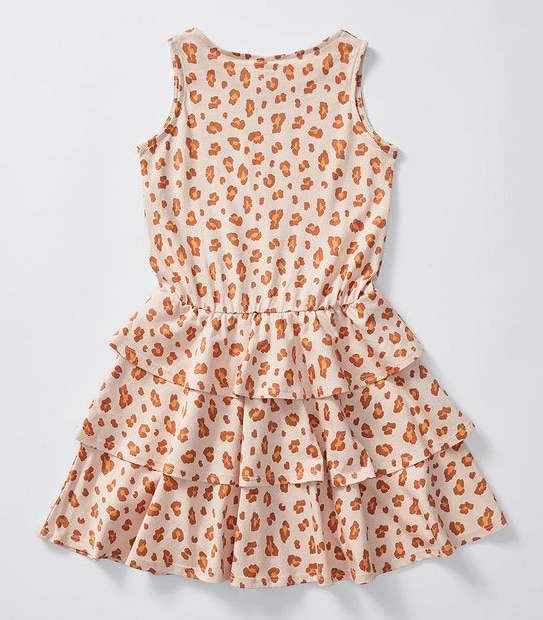 Leopard Tiered Tank Dress