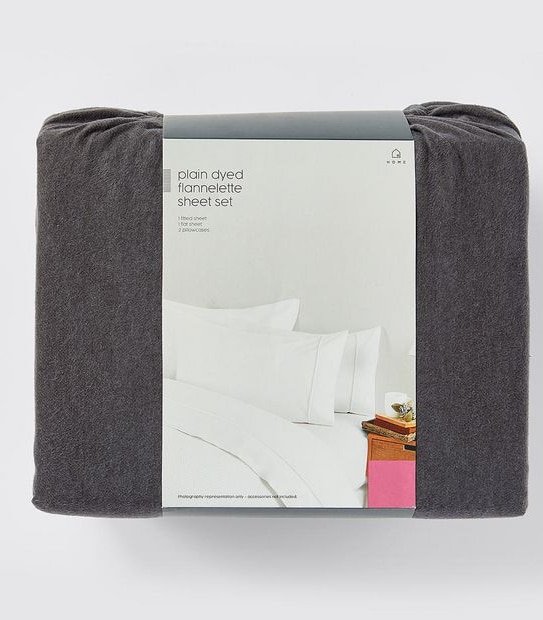 Plain Dyed Flannelette Sheet Set