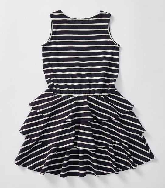 Striped Tiered Tank Dress