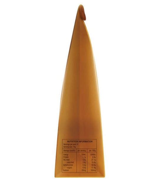 Lindt Caramel Square Milk Chocolate Bag - 124g