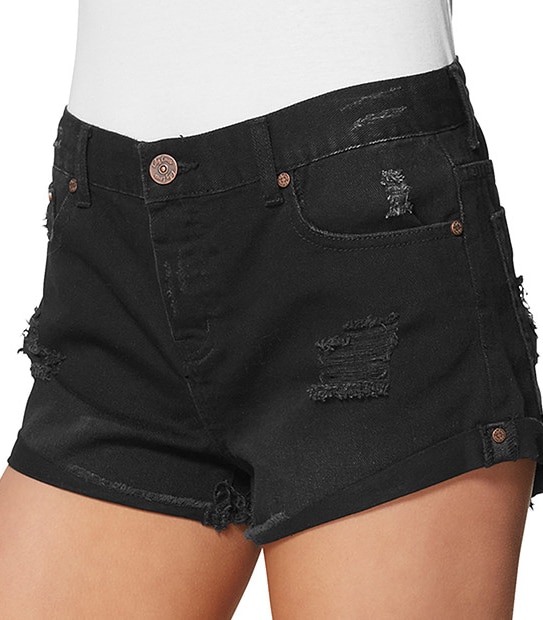 Lily Loves Denim Shorts - Black 5 of 5