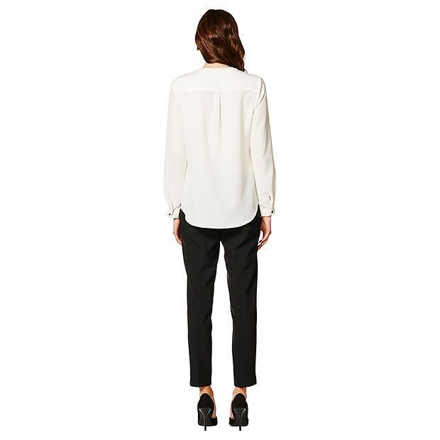 Zip Pocket Shirt White Target Australia