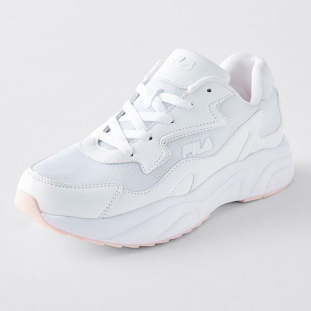 filas white sneakers