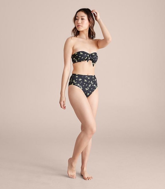 Lily Loves Tie Front Swim Bandeau 3 of 5