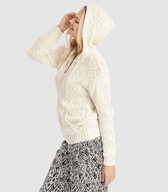 Piping Hot Zip Knit Hoodie