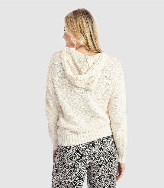 Piping Hot Zip Knit Hoodie