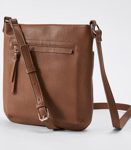 Slimline Crossbody Bag - Tan