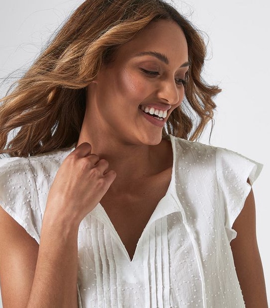 Rosie Dobby Circle Blouse