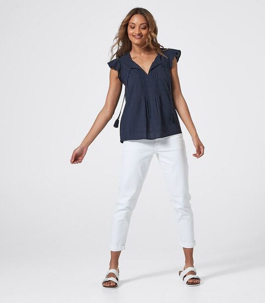 Rosie Dobby Circle Blouse