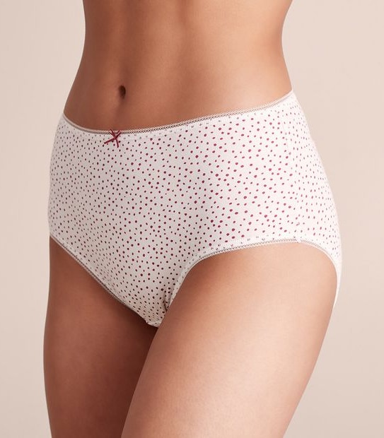 5 Pack Cotton/Elastane Midi Briefs; Style: LMD183553