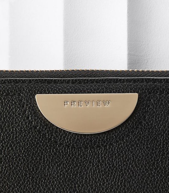 Preview Zip Wallet on Chain - Black