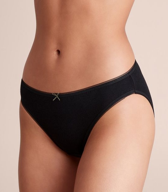 5 Pack Cotton/Elastane Bikini Briefs; Style: LBK183533