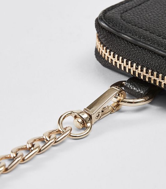 Preview Zip Wallet on Chain - Black