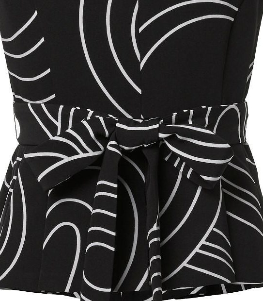 Swirl Peplum Top