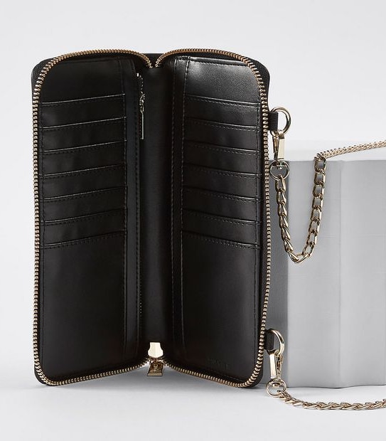 Preview Zip Wallet on Chain - Black