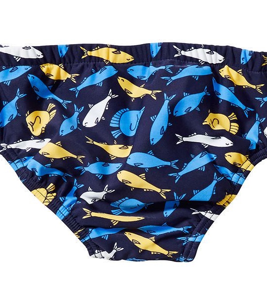 Baby Fish Print Swim Nappy
