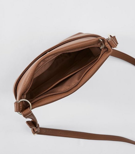 Slimline Crossbody Bag - Tan