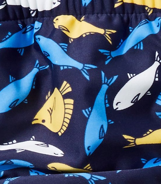 Baby Fish Print Swim Nappy
