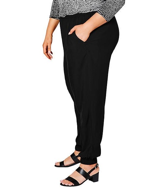 Pantalon Droit ELLE Noir - Taille 4 - Occasion En Excellent état
