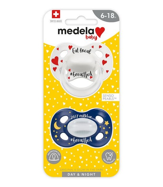 Medela Night Duo Soother - 6-18 Months