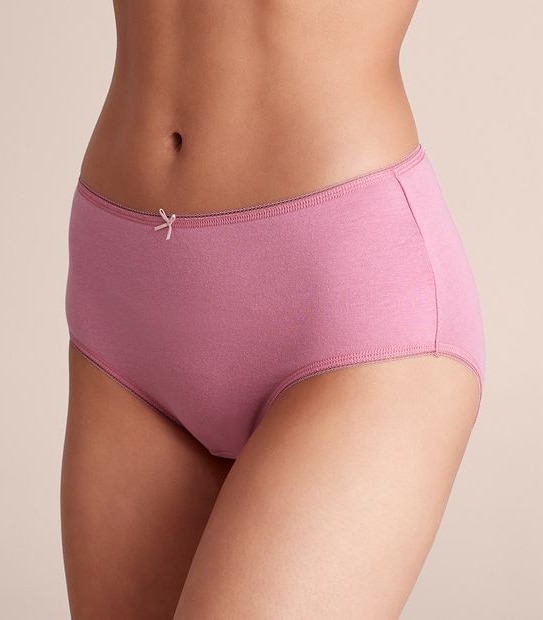 5 Pack Cotton/Elastane Midi Briefs; Style: LMD183553
